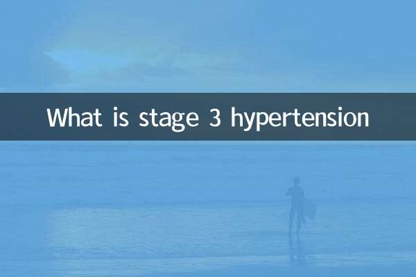 ما هو ارتفاع ضغط الدم المرحلة 3