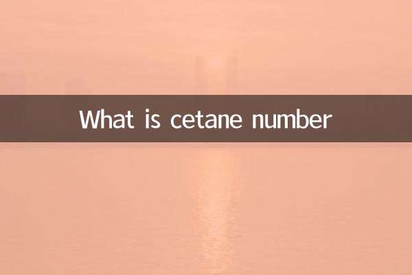 O que é o número de cetano