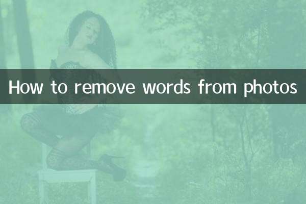 Como remover palavras de fotos