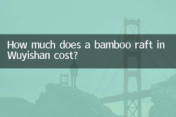 Wie viel kostet ein Bambusfloß in Wuyishan?