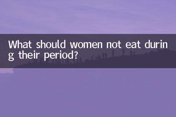 Was sollten Frauen während ihrer Periode nicht essen?