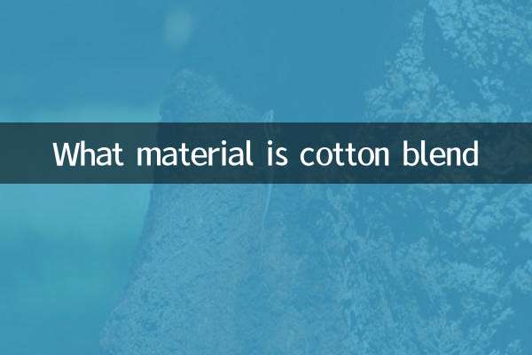 Quel matériau est le mélange de coton