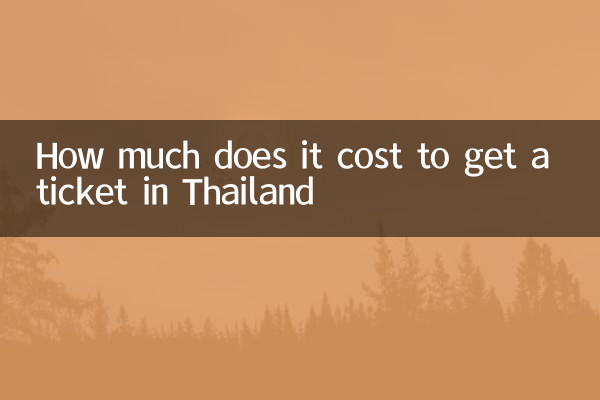 タイでチケットを入手するのにいくらかかりますか