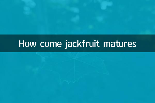Wie kommt es, dass Jackfrucht reift