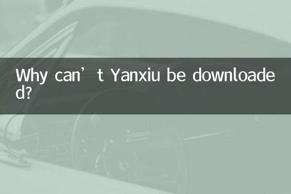 Pourquoi Yanxiu ne peut-il pas être téléchargé ?