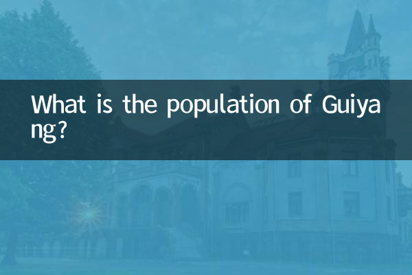 ¿Cuál es la población de Guiyang?