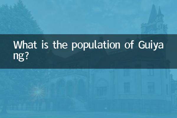 ¿Cuál es la población de Guiyang?