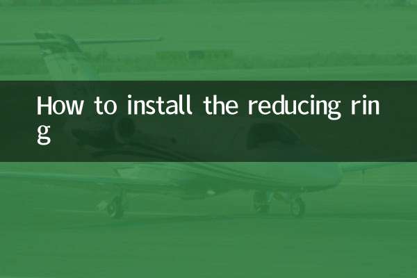 Como instalar o anel redutor