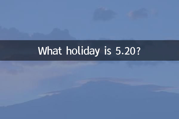 ما هي العطلة 5.20؟