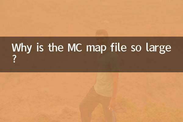Perché il file della mappa MC è così grande?
