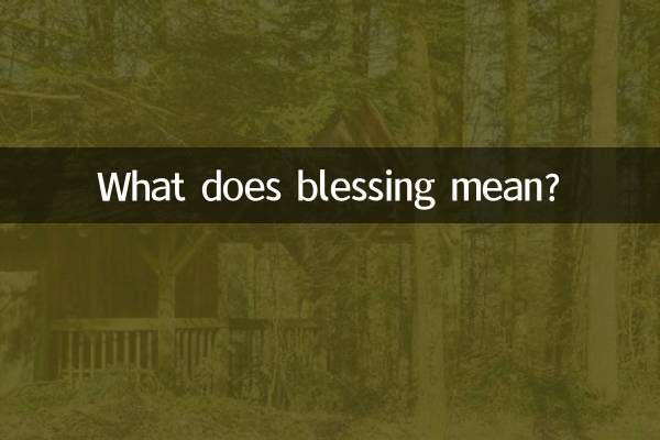 What does blessing mean?