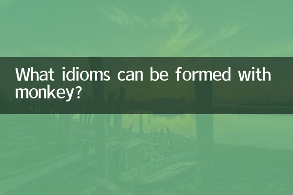 猴能組什麼成語