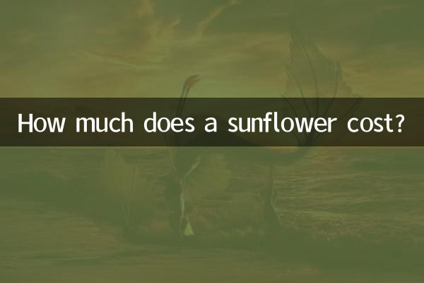 Quanto costa un girasole?