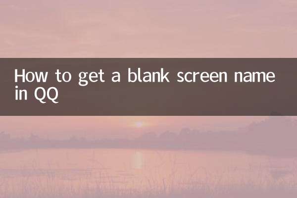 Как получить пустое имя пользователя в QQ