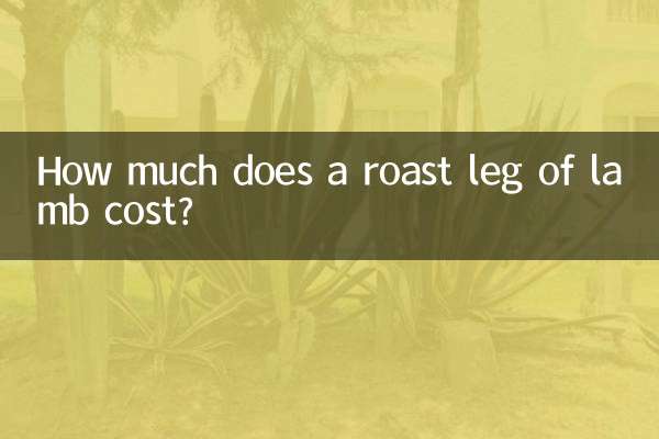 ¿Cuánto cuesta una pierna de cordero asada?