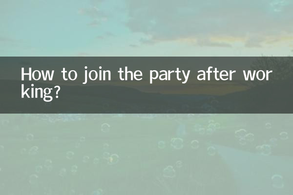 Wie kann man nach der Arbeit der Party beitreten?