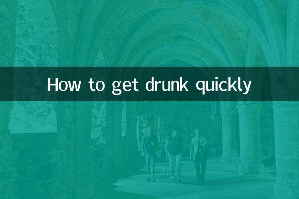 Come ubriacarsi velocemente