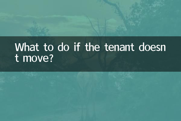 Cosa fare se l’inquilino non si sposta?