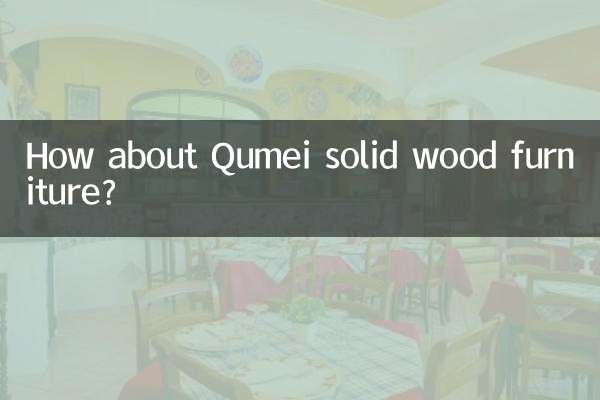 Che ne dici dei mobili in legno massello Qumei?