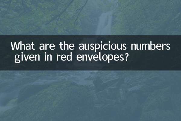 Quels sont les nombres de bon augure donnés dans les enveloppes rouges ?