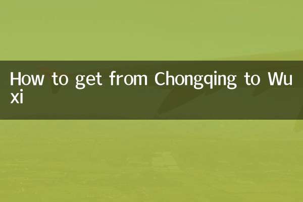 Como ir de Chongqing a Wuxi