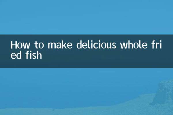 Cómo hacer un delicioso pescado frito entero