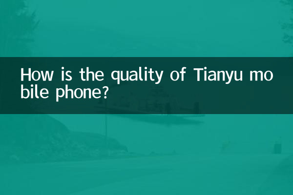 Wie ist die Qualität des Tianyu-Handys?
