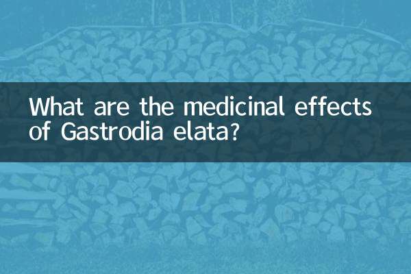 Quali sono gli effetti medicinali di Gastrodia elata?
