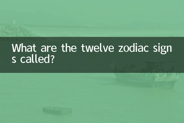 دوازده علامت زودیاک چه نام دارند؟