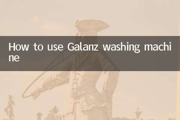 Come usare la lavatrice Galanz
