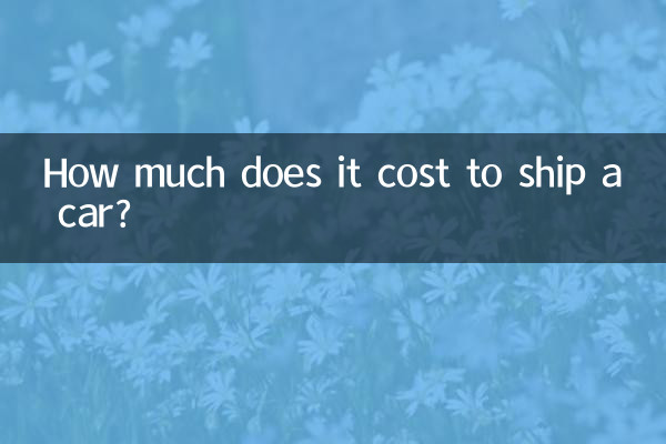 Wie viel kostet der Versand eines Autos?