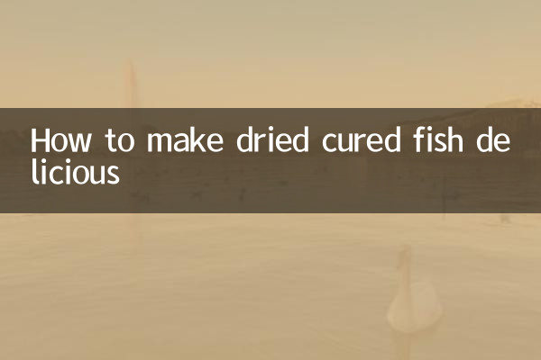Como fazer peixe curado seco delicioso