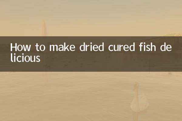 Como fazer peixe curado seco delicioso