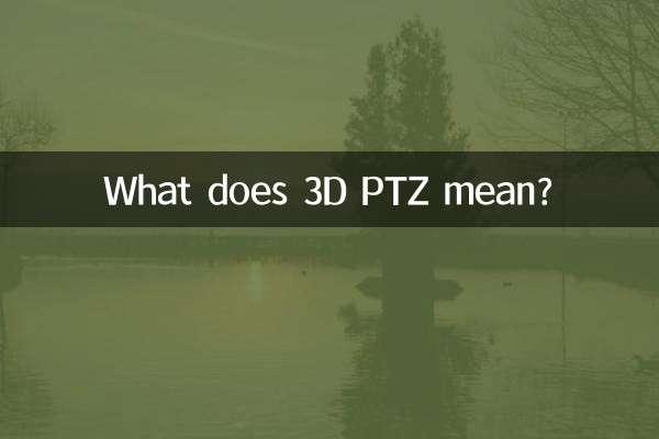 Was bedeutet 3D-PTZ?