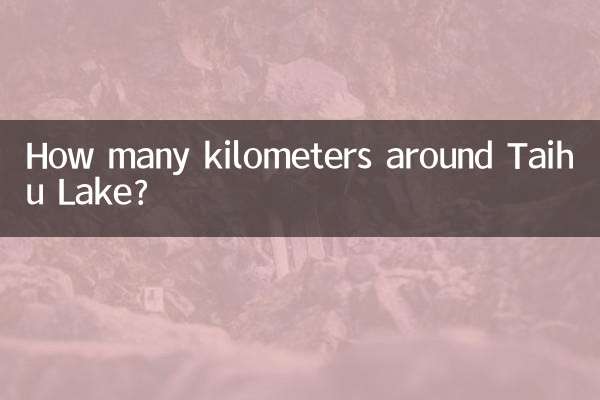How many kilometers around Taihu Lake?