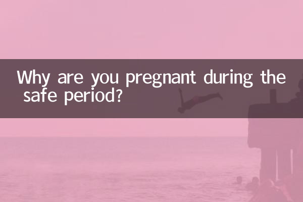 Why are you pregnant during the safe period?
