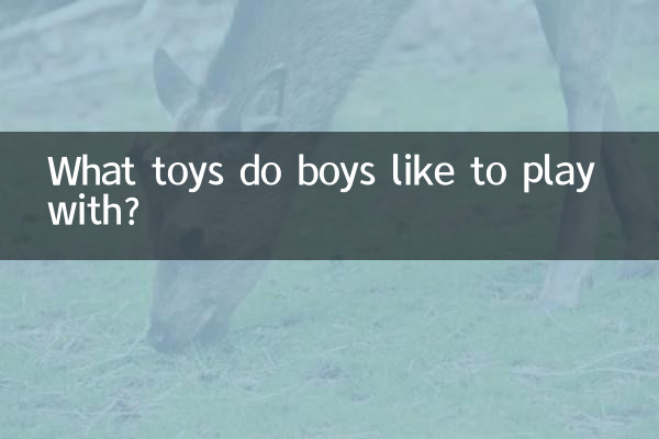 लड़के किन खिलौनों से खेलना पसंद करते हैं?