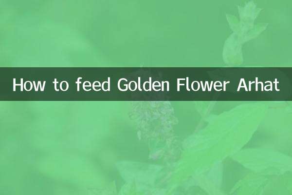 How to feed Golden Flower Arhat