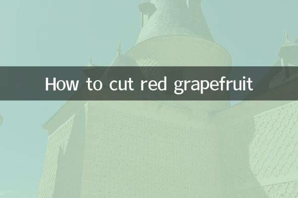 Como cortar toranja vermelha