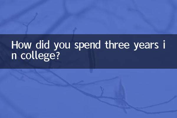 ¿Cómo pasaste tres años en la universidad?