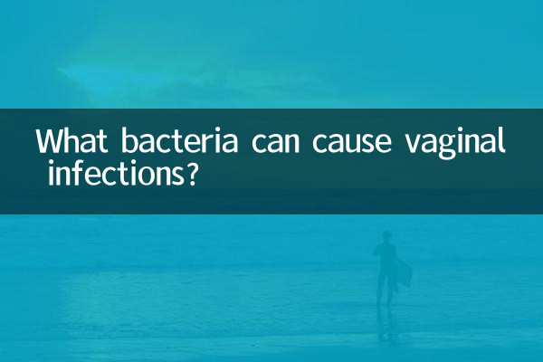 What bacteria can cause vaginal infections?