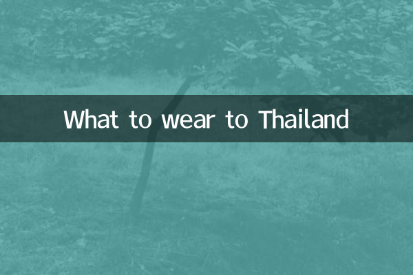 Was man in Thailand anziehen sollte