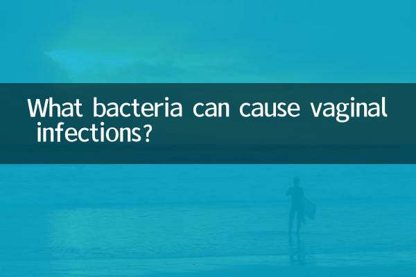 Quelles bactéries peuvent provoquer des infections vaginales ?