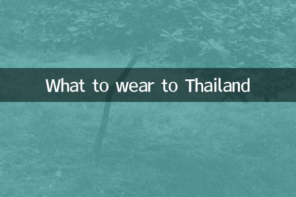 Was man in Thailand anziehen sollte