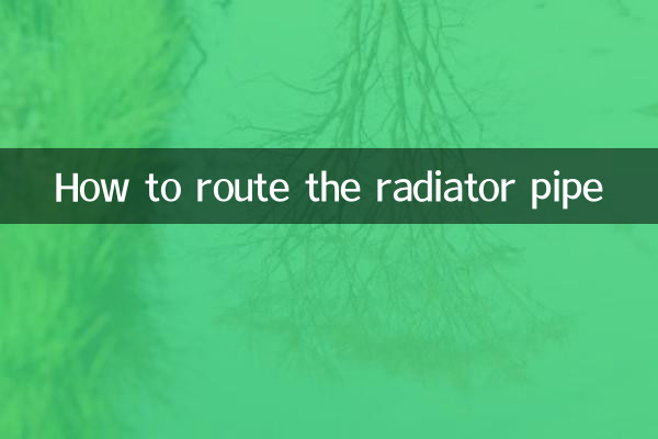 So verlegen Sie das Kühlerrohr