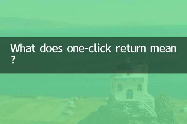 ワンクリックで戻るとはどういう意味ですか?