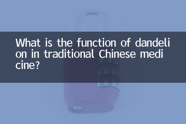 中药中蒲公英什么作用