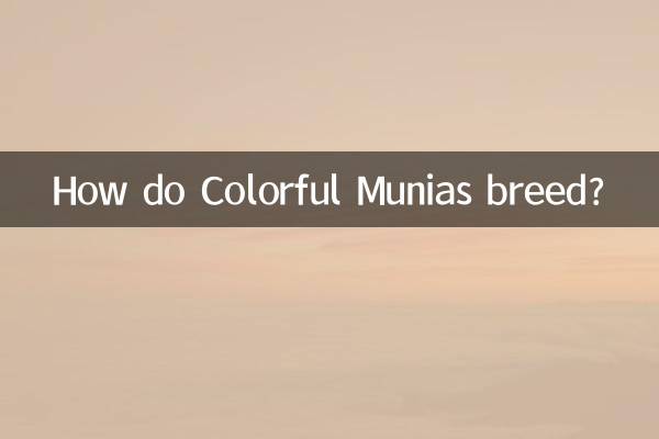 كيف تتكاثر المونيا الملونة؟