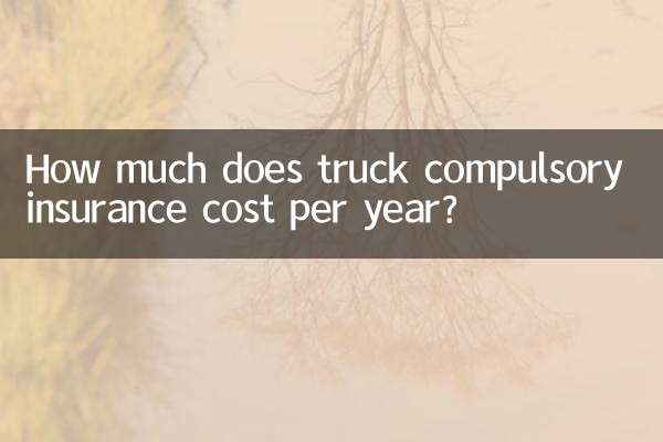 Quanto custa o seguro obrigatório de caminhões por ano?