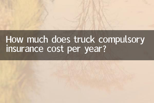 Wie viel kostet die LKW-Pflichtversicherung pro Jahr?